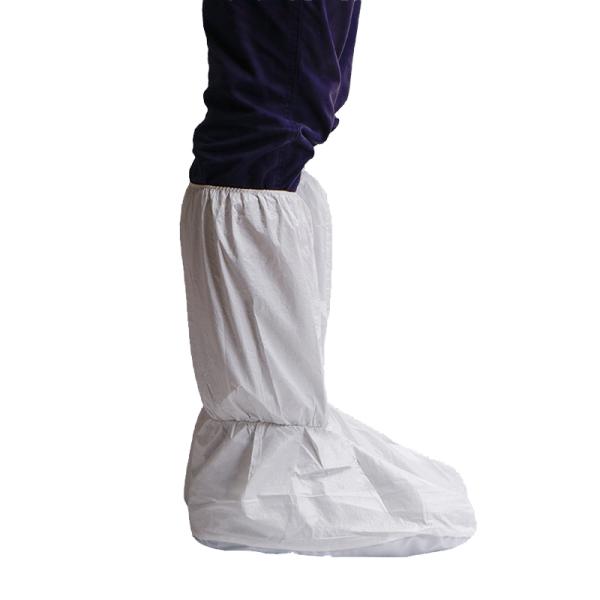 Ce OEM Blue White Disposable Shoe Covers Blue Shoe Guys Premium Disposable Boot & Shoe Covers