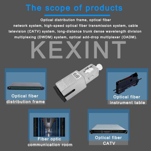 5DB Fiber Optic Attenuator Female To Male 6db Testing Equipment Support