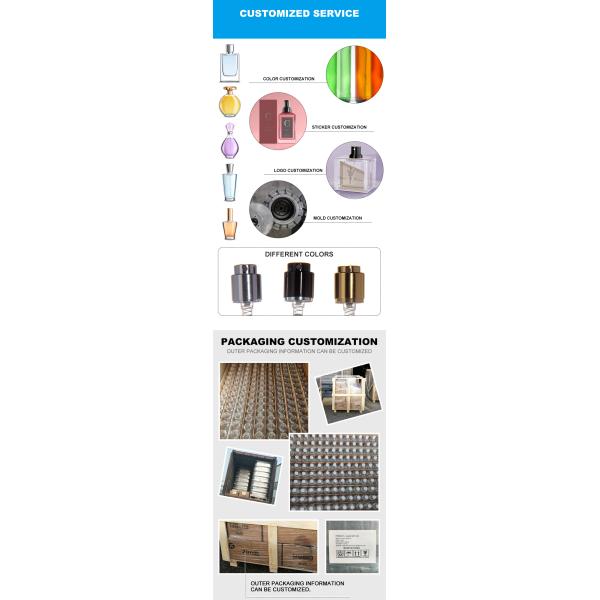 Custom Square Perfume Bottle 30ml 50ml 100ml Clear Color Perfume Glass Bottles