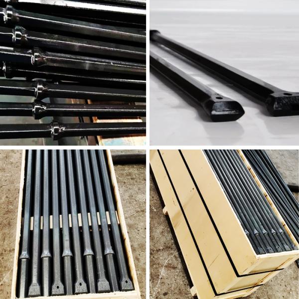 Hexagonal Integral Drill Steel Integral Drill Rod With Chisel Bit Diameter 34mm