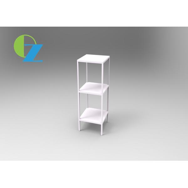 3 Layer Small Steel Storage Racks Light Duty Metal Shelving OEM Service