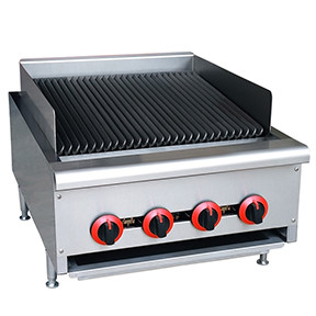 Tabletop Gas Grill 24" 4 Burners Commercial Kitchen Equipment