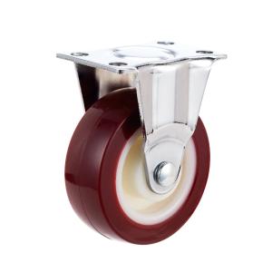 Cheap Light Duty PU Furniture Casters , Polypropylene Caster Wheels Customized wholesale