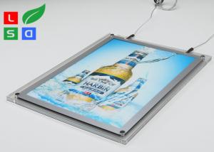 Cheap 2mm Clear Acrylic LED Crystal Light Box HS Code 94056000 For Ceiling Hanging wholesale