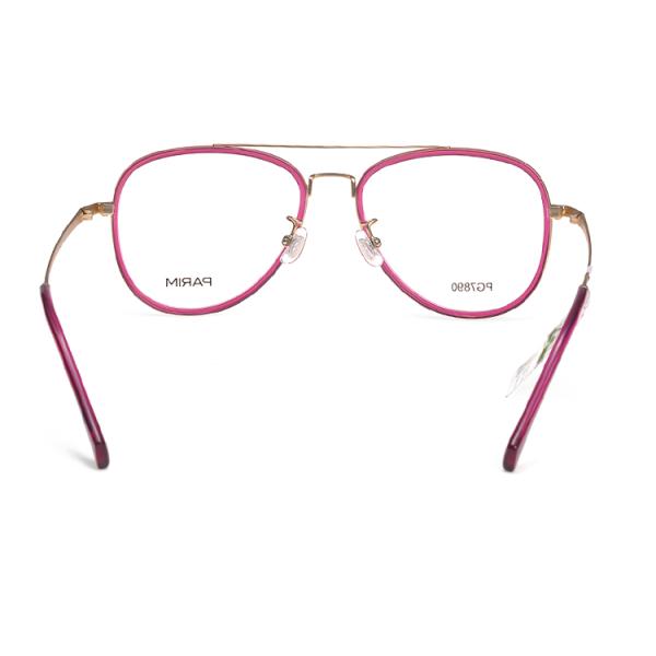 Men Women Lightweight Eye Frames , Casual Aviator Metal Optical Glasses Frames