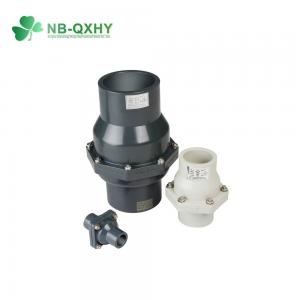 China 150 Psi PVC Swing Check Valve with Connector Property and Ddcv Double Lobe Function on sale