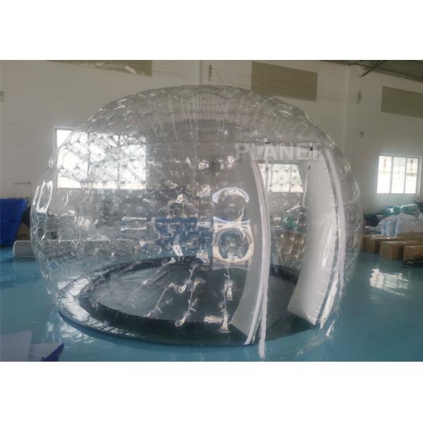 Airtight Igloo Transparent Inflatable Dome Tent With Led Light