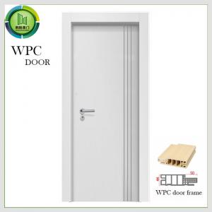 Cheap Sound Insulation Interior Painting WPC Door 2050mm Length Bedroom Use wholesale