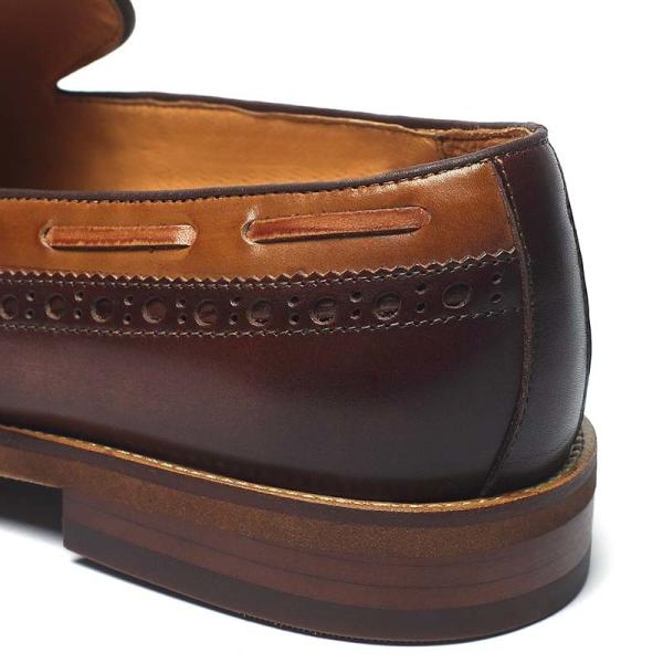 OEM ODM Autumn Genuine Brown Mens Leather Dress Shoes