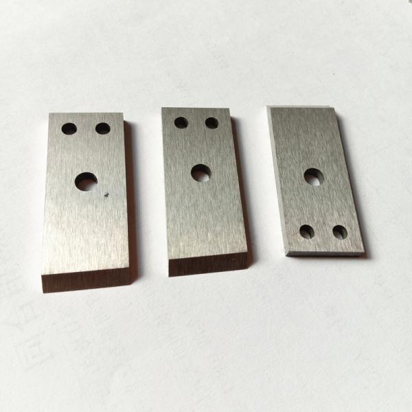 YG6X Custom Tungsten Carbide Blade With Three Hole For Cutting Textile