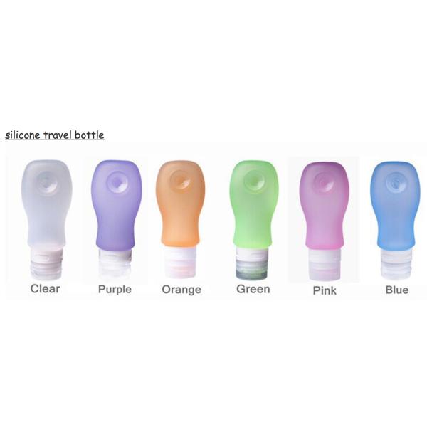 Blue Workout Water Bottles 500ML Foldable Silicone Sports Bottle