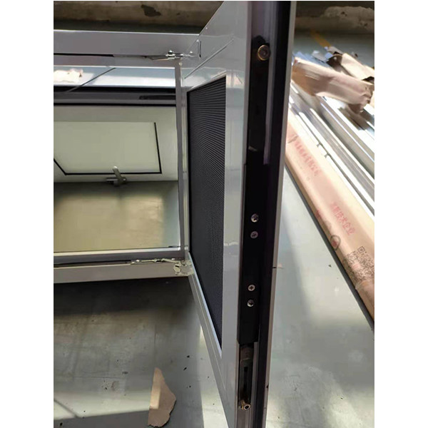White Aluminum Mini Top Hung Window With Reflective Glass Project Awning