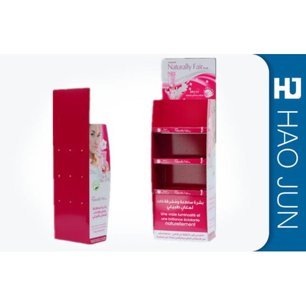 Recyclable Peg Board Cardboard Pop Up Display , Corrugated Floor Displays