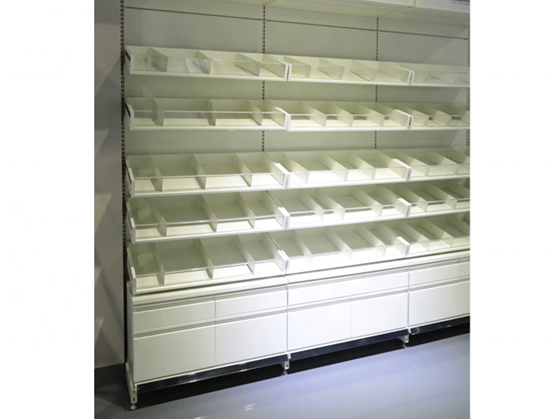 uploads/www.hshelf.com/images/15941745704959.png Pharmacy shelving Pharmacy Display Racks Hshelf Pharmacy Storage Racks Retail Shelving for Pharmacy