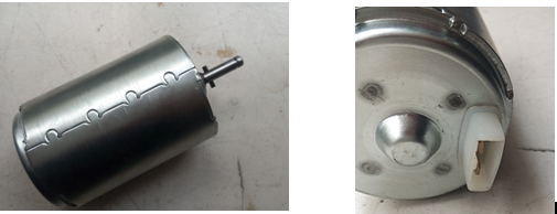 High Speed 24V Permanent Magnet Brushed DC Electric Motor 90W / 100W 2700RPM