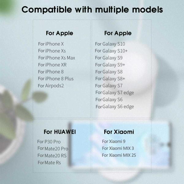 10W QI 3000K Wireless Charger Night Light / Wireless Phone Charging Lamp