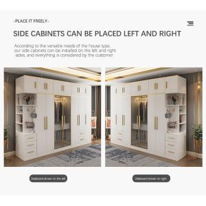 MDF Panel Bedroom Closet Furniture Almirah Cloth Combination Designs