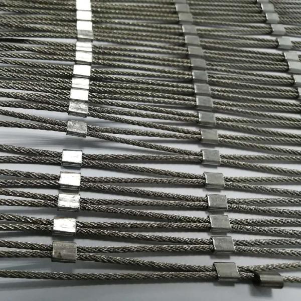 30 x 30mm 10m/Roll stainless steel rope mesh Protecting Zoo Fence