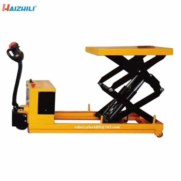 Battery Operated Portable 500KG Full Electric Scissor Lift Table Trolly
