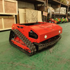 China Remote Control Lawn Mower , Robotic Lawn Mower Four Wheel Drive on sale