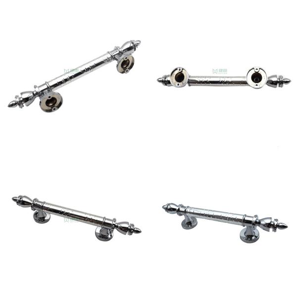 344mm Length Aluminum Profile Door Pull Handles Luxury Style Corrosion Resistance