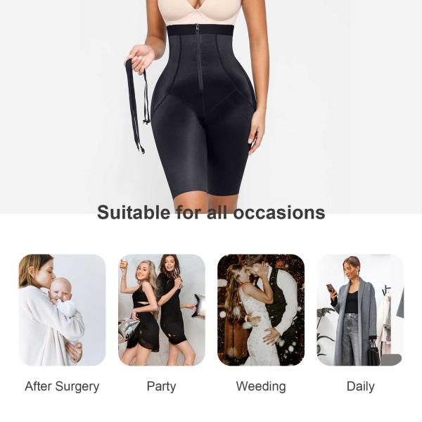 Tummy Control Faja Colombian Style Body Shaper for Women S-3XL Hip Enhancer Shapewear