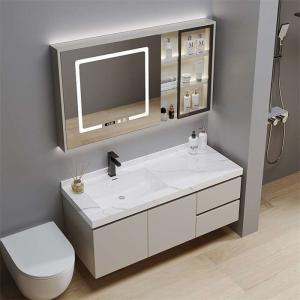 Lacquer Door Finish Bathroom Vanity Cabinet Basin Cabinet Freestanding