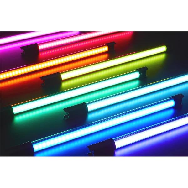T8 18W 4ft Color Changing Fluorescent Led Tubes USB Rechargeable Battery Wireless RGBW