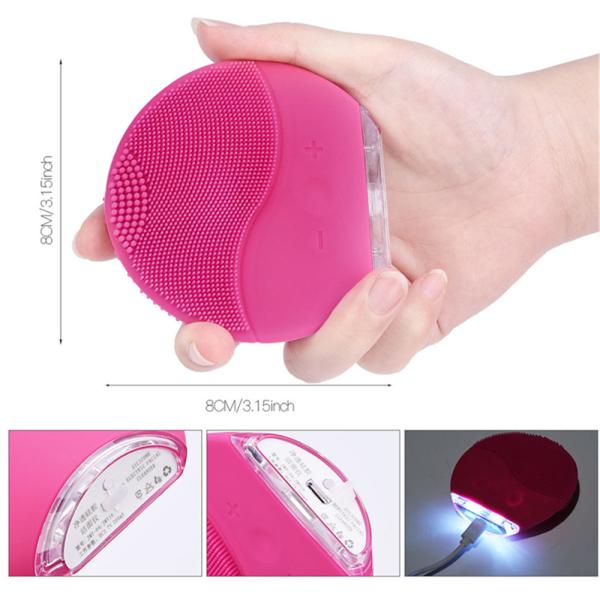JMY04 Luna mini2 Silicone Cleansing Device Blackhead Acne Removal Rechargeable Electric Facial Cleaner Beauty Instrument