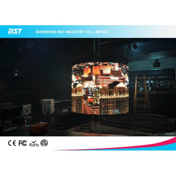 3 in 1 32 x 32 Pixels indoor Curved led video screen Full Color P5 SMD2121 for night club