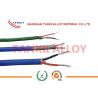 PTFE insulated blue / red thermocouple cable  type JX KX EX with superfine bare wire conductor for sale
