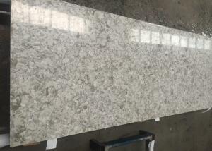 Cheap Natural Stone Looking Quartz Composite Worktops , Custom Cut Stone Table Top wholesale