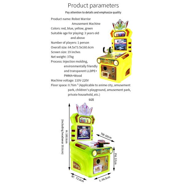 Coin-operated Mech Warrior Motorcycle Arcade-style Racing Game Machine