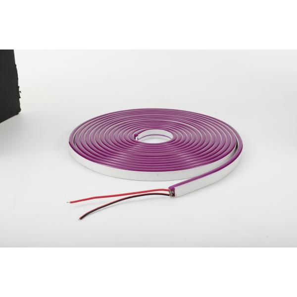 Purple 6 X 12mm IP65 LED Single Neon Light DC 12V For Sign Decorate