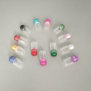 56mm Clear Plastic Medicine Bottles 5g Cylindrical Mini Pill Cases