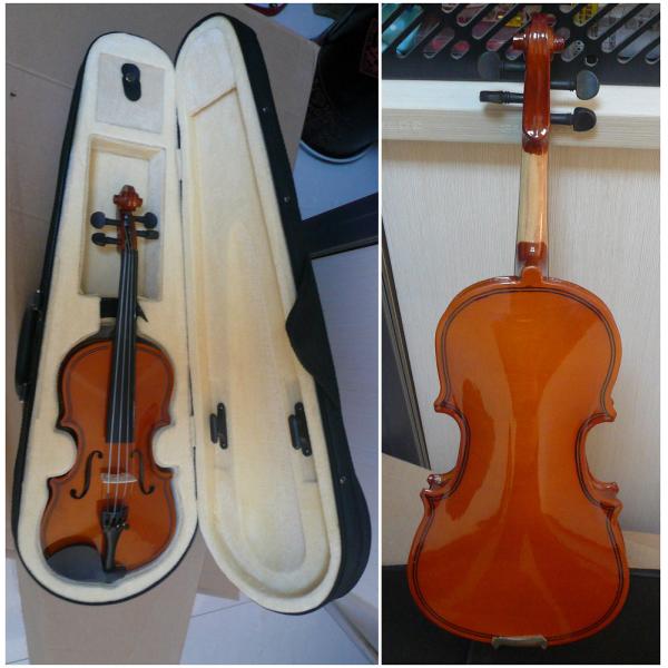 Ebonized Fingerboard Professional Violin 1/8 Size Classic For Student