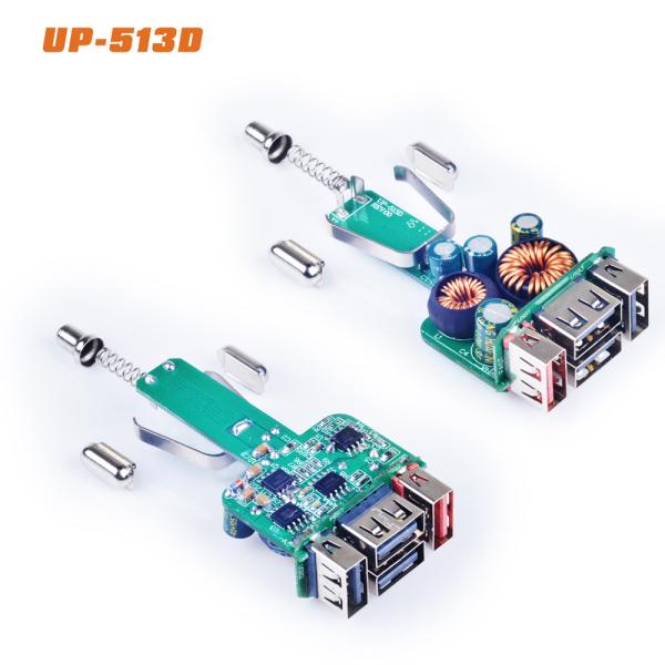 QC3.0 fast charge car charger 3USB4.8A dual line multi-port car charger car phone charger