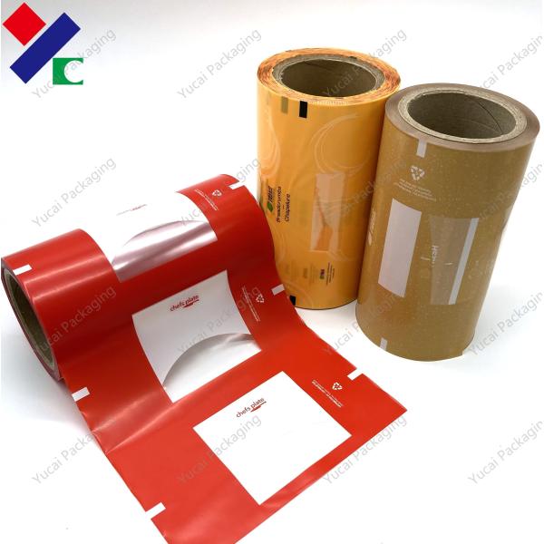 Custom Food Packaging Laminated Roll Film Printed For Cookies Plastic Pet Aluminum Foil Film