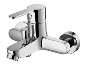 China OEM Wall Mounted Bath Mixer Taps With Diverter Valve Contemporary on sale