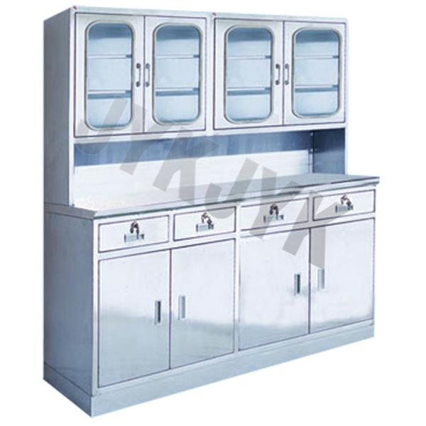 OEM Lockable Medicine Cupboard Stainless Steel Hospital Cabinets Apparatus With Drawers