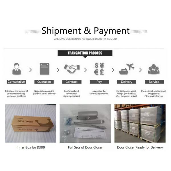 Fire Rated Surface Mounted Door Closer Light Duty for Max 65kg Interior Door