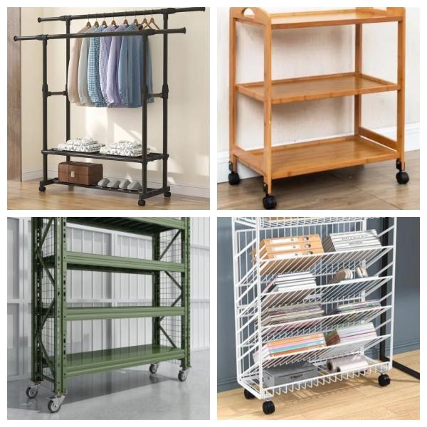 Office PU 75mm Castor Wheels Furniture Moving Casters