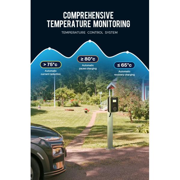 OCPP 1.6J 32A 3 Phase Wallbox EV Charging Pile 7kw - 22kw 380V Wallbox Electric Car Charger