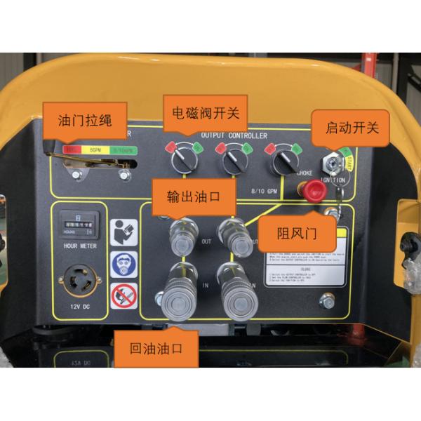 Petrol Portable Hydraulic Power Unit internal merging Maximum Flow 40lpm