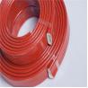 Brake Lines Braided Silicone Rubber Fiberglass Sleeving With Silicone Resin for sale