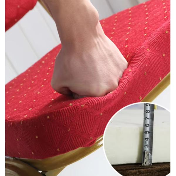 Colorful Stackable Fabric Hotel Banquet Chairs For Indoor Outdoor Party Event Wedding