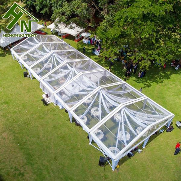 Fire Retardant Clear Wedding Marquee 1500 Sqm Heavy Duty 10x20 Canopy With Sides