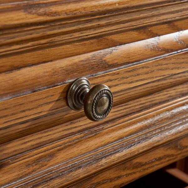 ODM Solid Wood Kitchen Cabinets Units 25mm MDF Door With Lock System