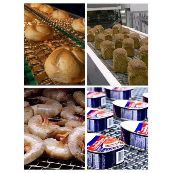 304SS Metal Honeycomb Conveyor Belt 20cm-200cm Width Honeycomb Belt Conveyor