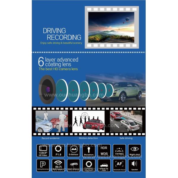 Ouchuangbo Hidden car dvr camera for VW golf 7 2013-2015 HD 1080P 1920*1080 wifi G-Sensor